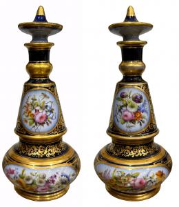 COPPIA  DI BOCCETTE IN PORCELLANA " SEVRES"